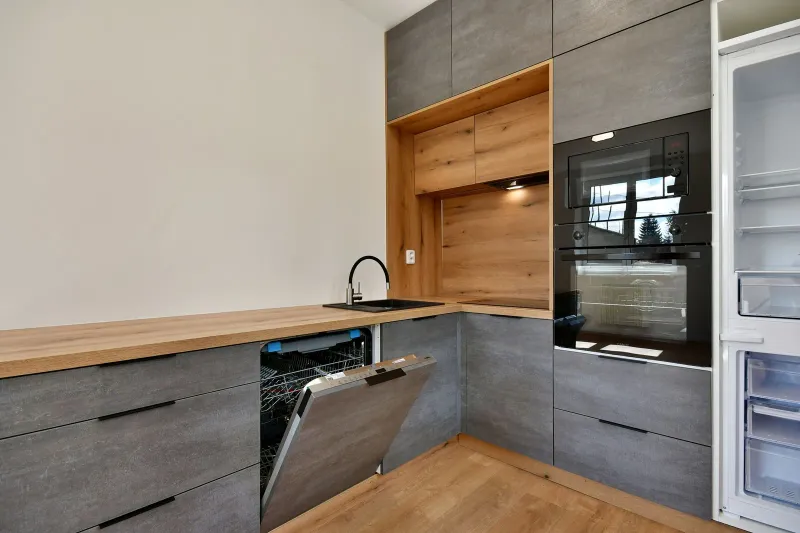 Výhled na terasu — apartmán A.1 — apartmán A.1