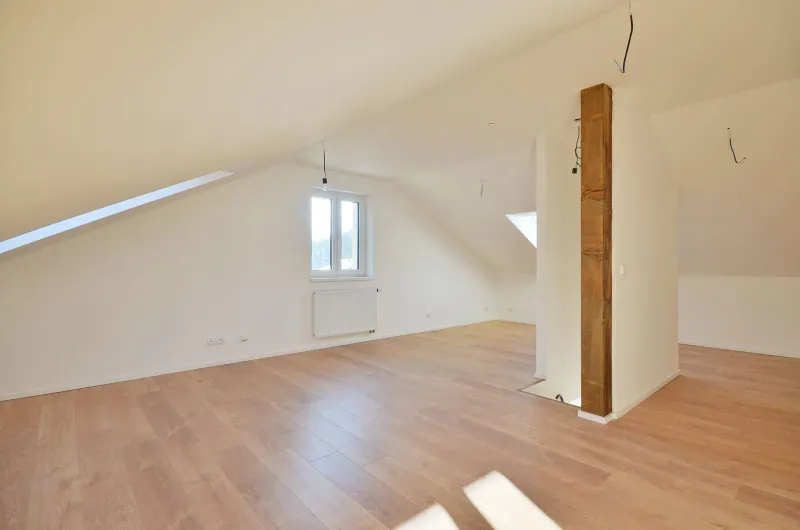 Ložnice s přírodními materiály — apartmán A.5 — apartmán A.5